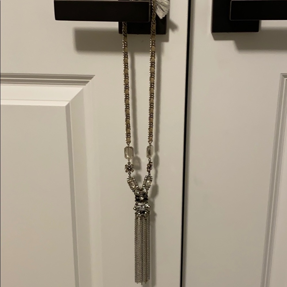Art Deco Stella & Dot funky crystal necklace